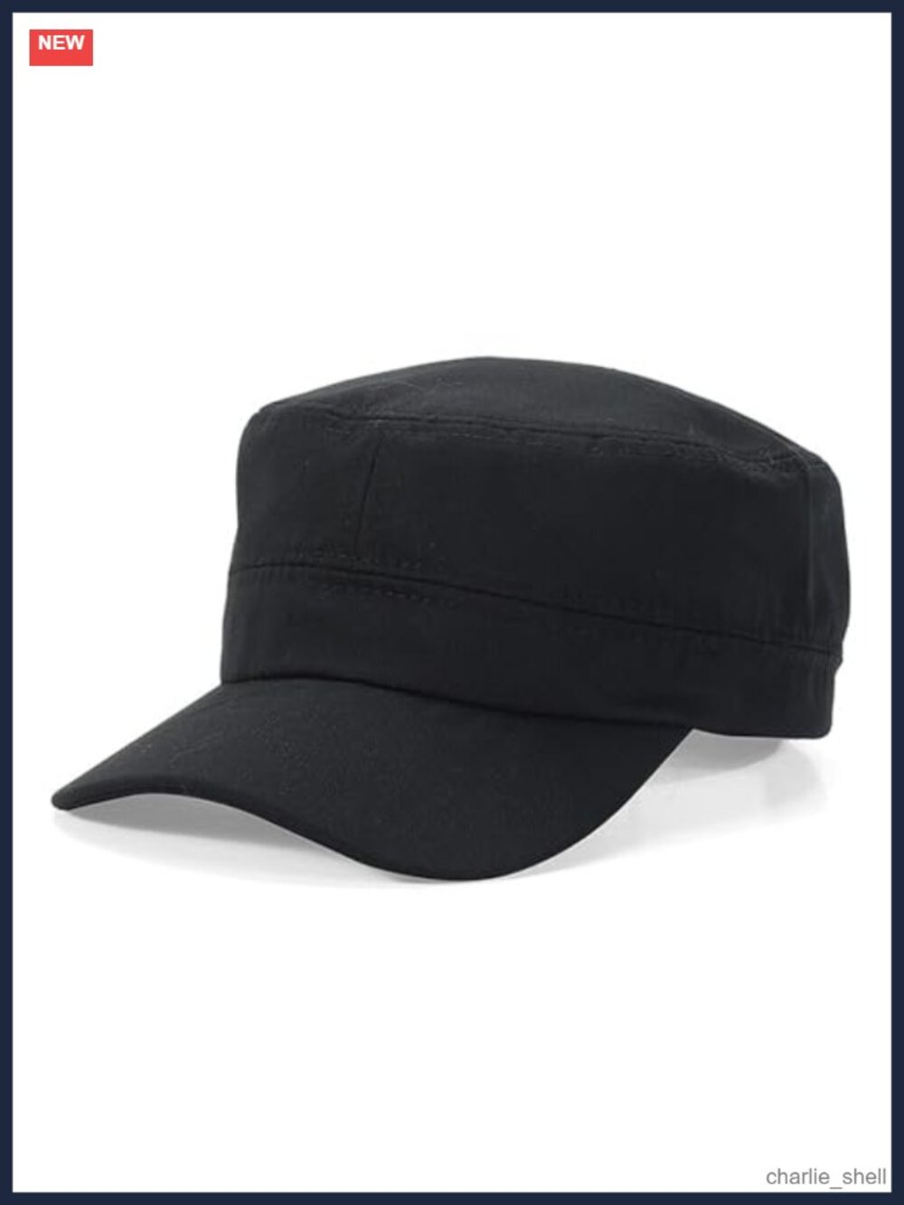 Adjustable Military Cadet Army Cap Unisex Flat Top Baseball Hat